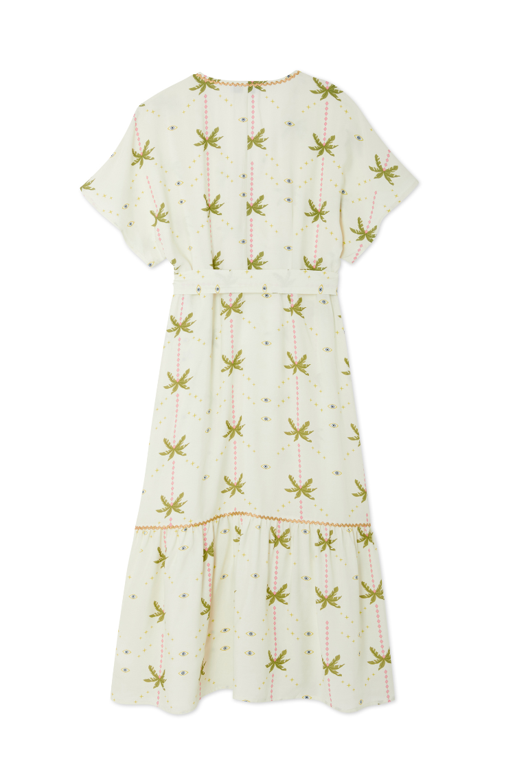 NEVER FULLY DRESSED Palm Harley Wrap Dress