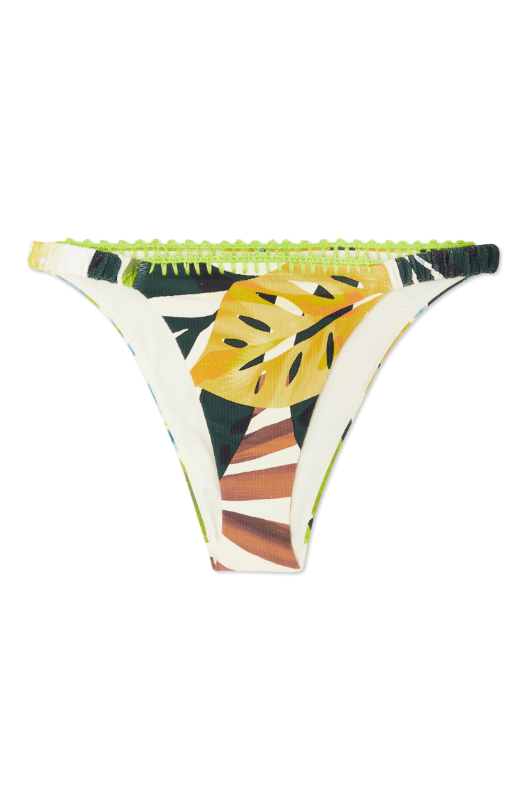 NEVER FULLY DRESSED Palm Leaf Bikini Bottom