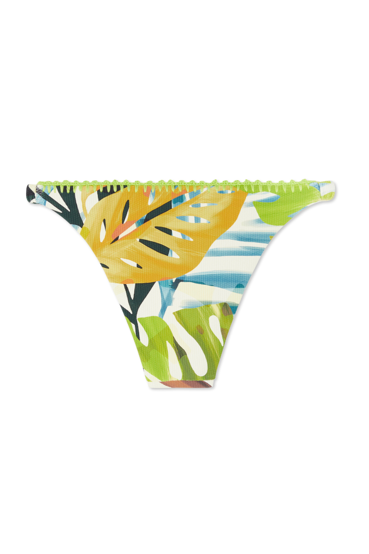 NEVER FULLY DRESSED Palm Leaf Bikini Bottom
