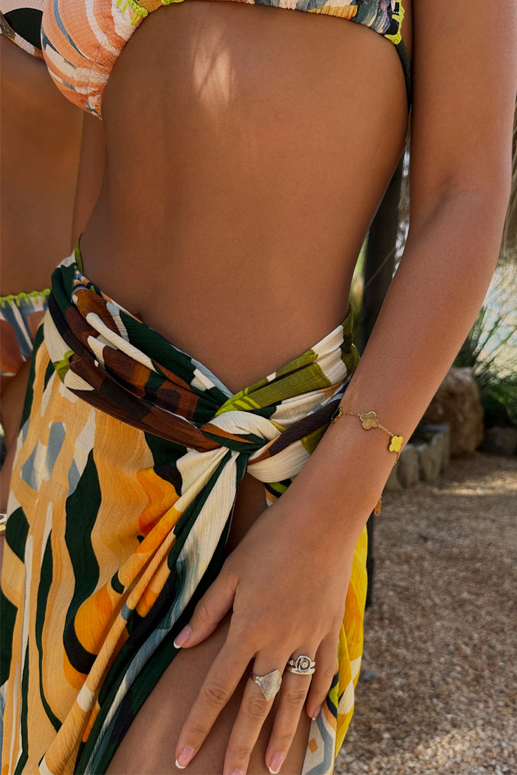 NEVER FULLY DRESSED Palm Leaf Sarong
