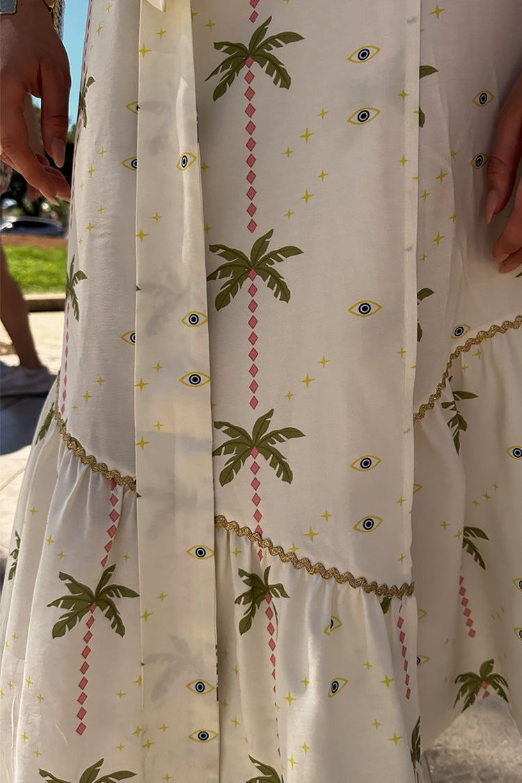 NEVER FULLY DRESSED Palm Harley Wrap Dress