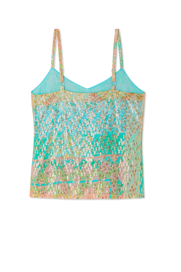 NEVER FULLY DRESSED Pastel Boho Cami Top