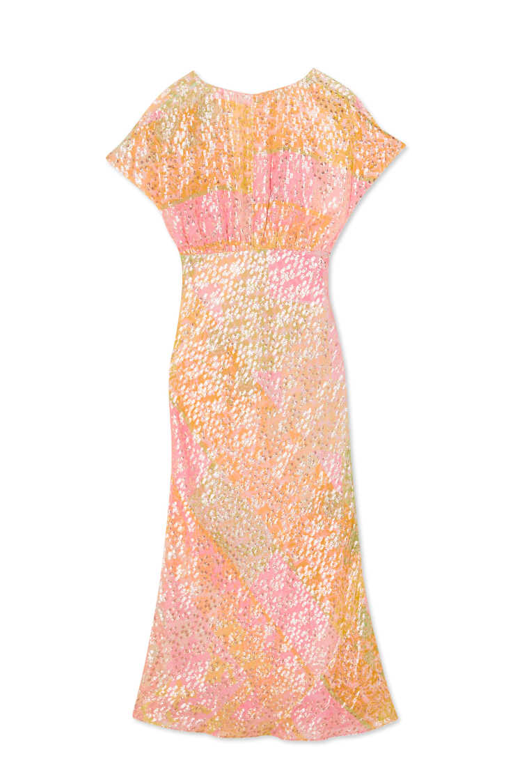 NEVER FULLY DRESSED Pink Boho Elodie Dress