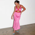 NEVER FULLY DRESSED Pink And Red Mimi Dress