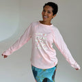 NEVER FULLY DRESSED Pink Life Is Tough Long Sleeve Accessible T-Shirt