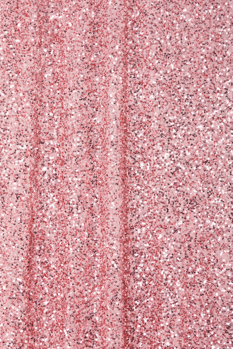 NEVER FULLY DRESSED Pink Sequin Dorris Skirt