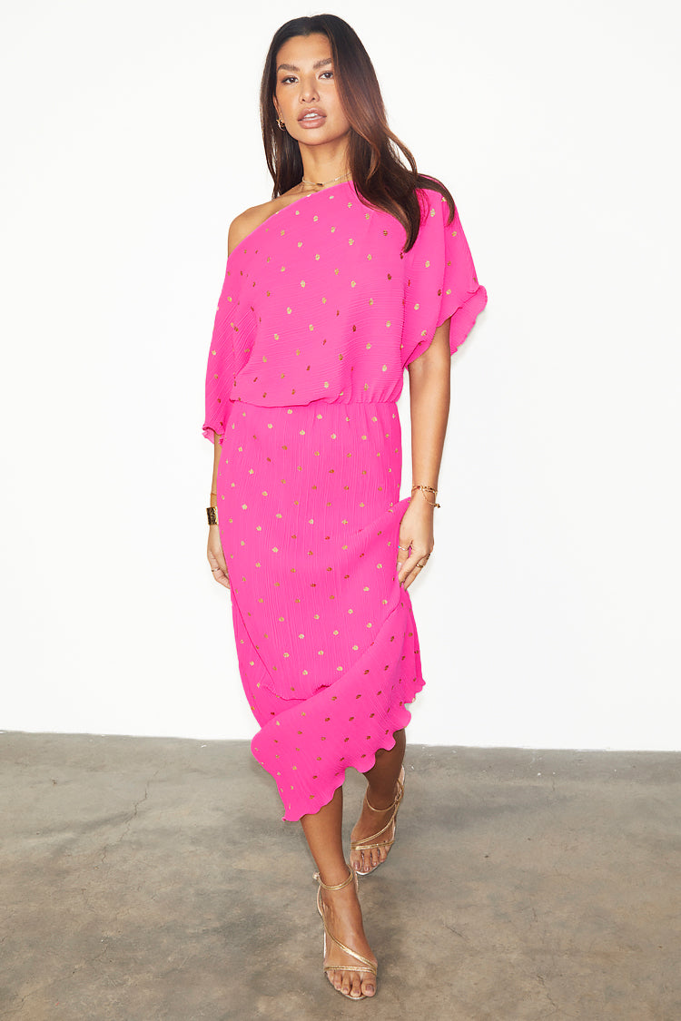 NEVER FULLY DRESSED Pink Tilly Dress