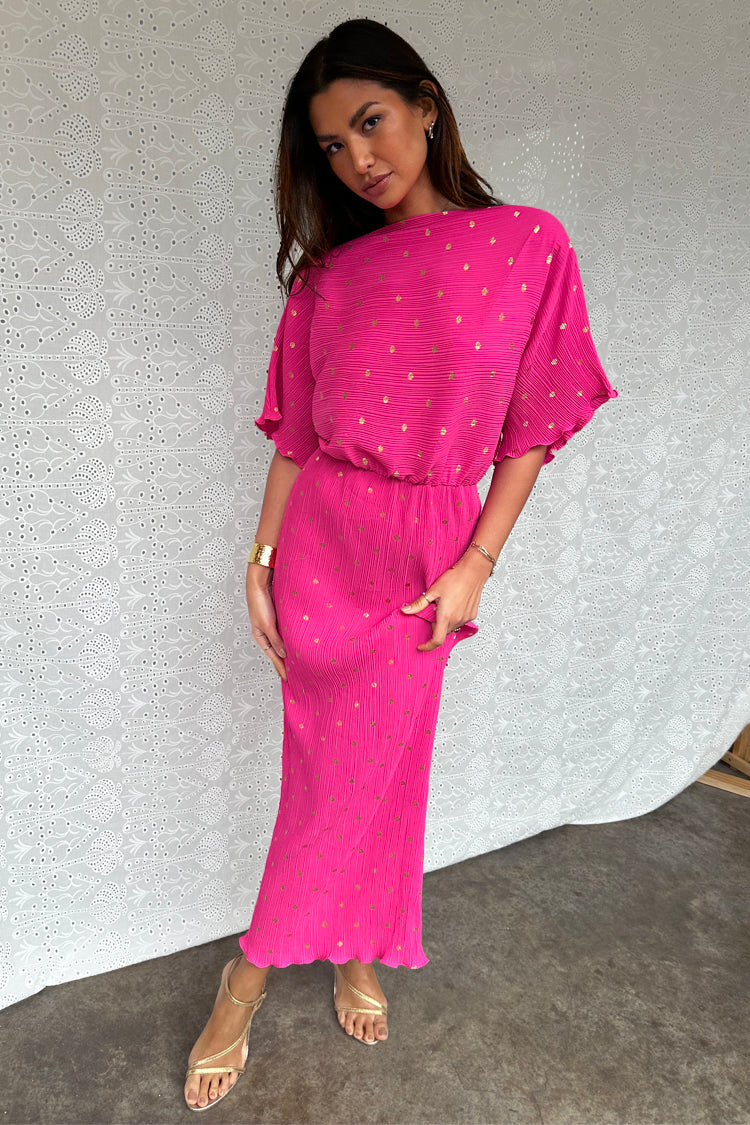 NEVER FULLY DRESSED Pink Tilly Dress