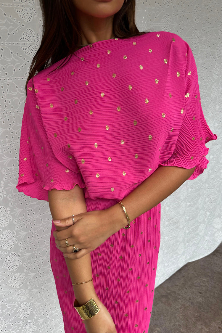 NEVER FULLY DRESSED Pink Tilly Dress