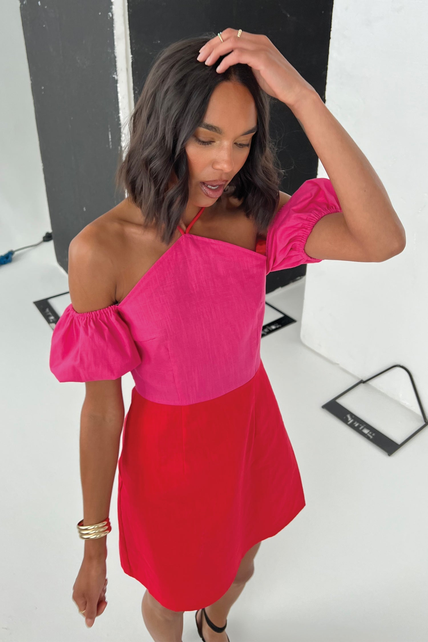 Red And Pink Rocco Dress
