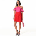  Red And Pink Rocco Dress