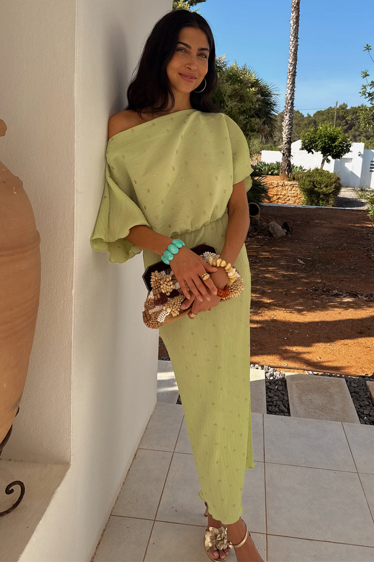 NEVER FULLY DRESSED Pistachio Tilly Dress