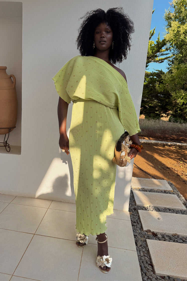 NEVER FULLY DRESSED Pistachio Tilly Dress