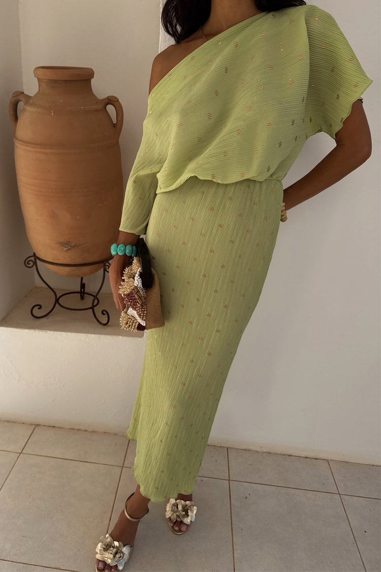 NEVER FULLY DRESSED Pistachio Tilly Dress
