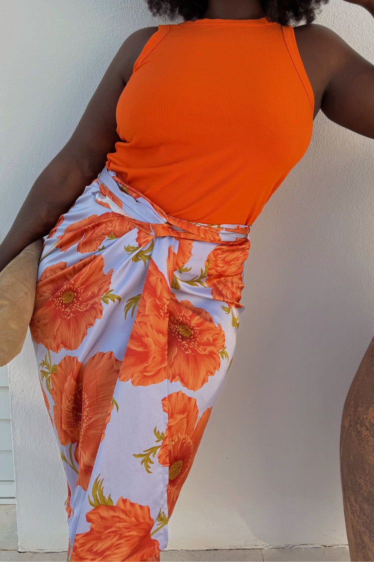 NEVER FULLY DRESSED Blue Poppy Jaspre Skirt