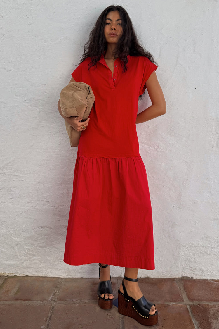 NEVER FULLY DRESSED Red Darcy Dress