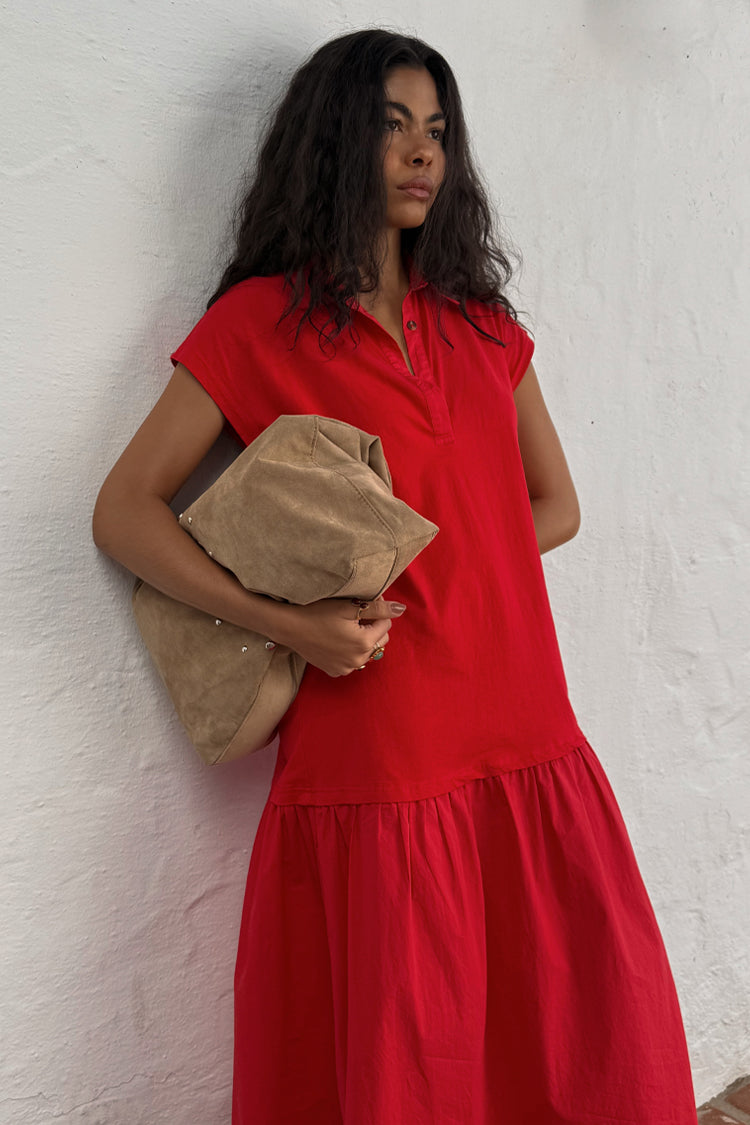 NEVER FULLY DRESSED Red Darcy Dress