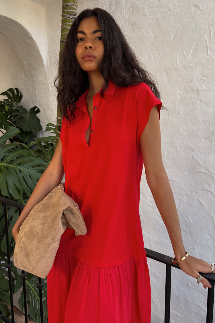 NEVER FULLY DRESSED Red Darcy Dress