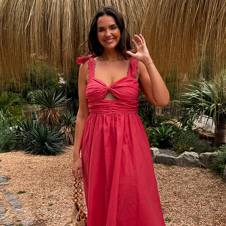 NEVER FULLY DRESSED Red Elspeth Dress Petite