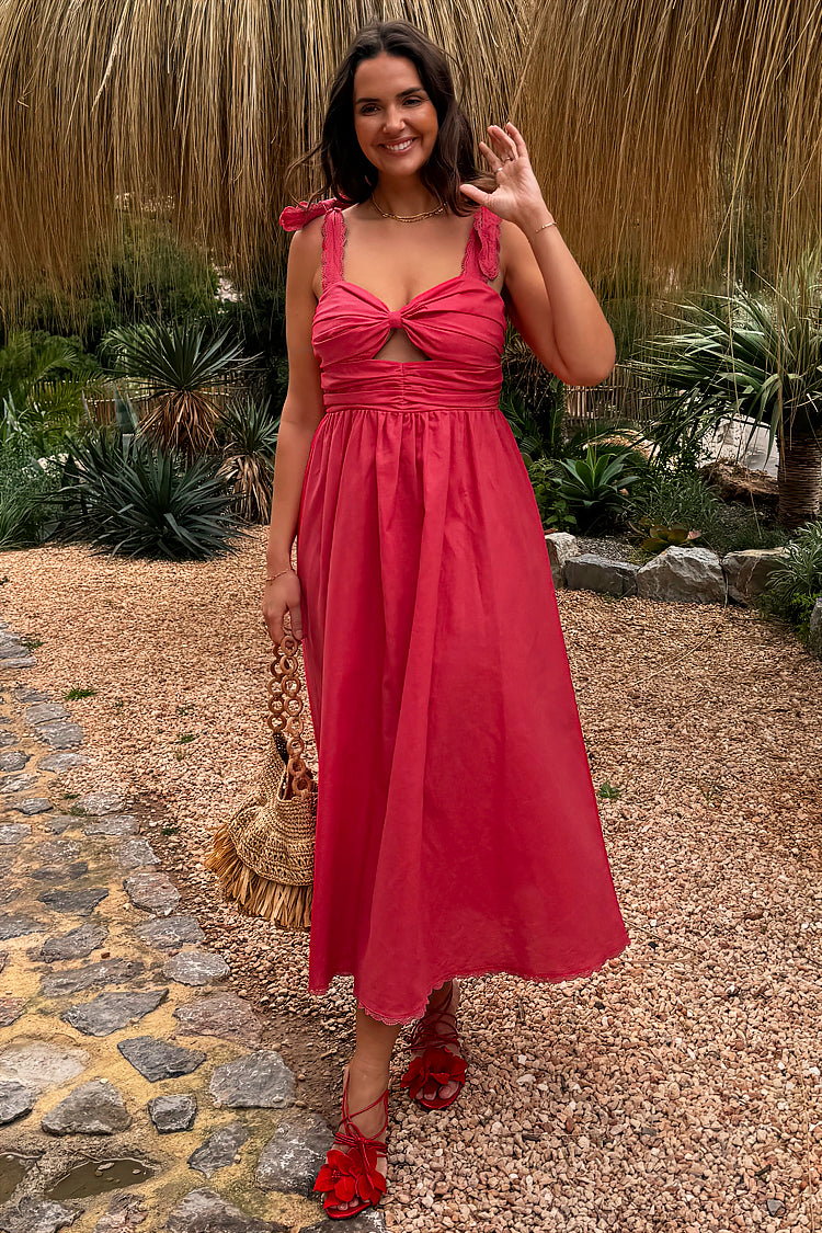 NEVER FULLY DRESSED Red Elspeth Dress