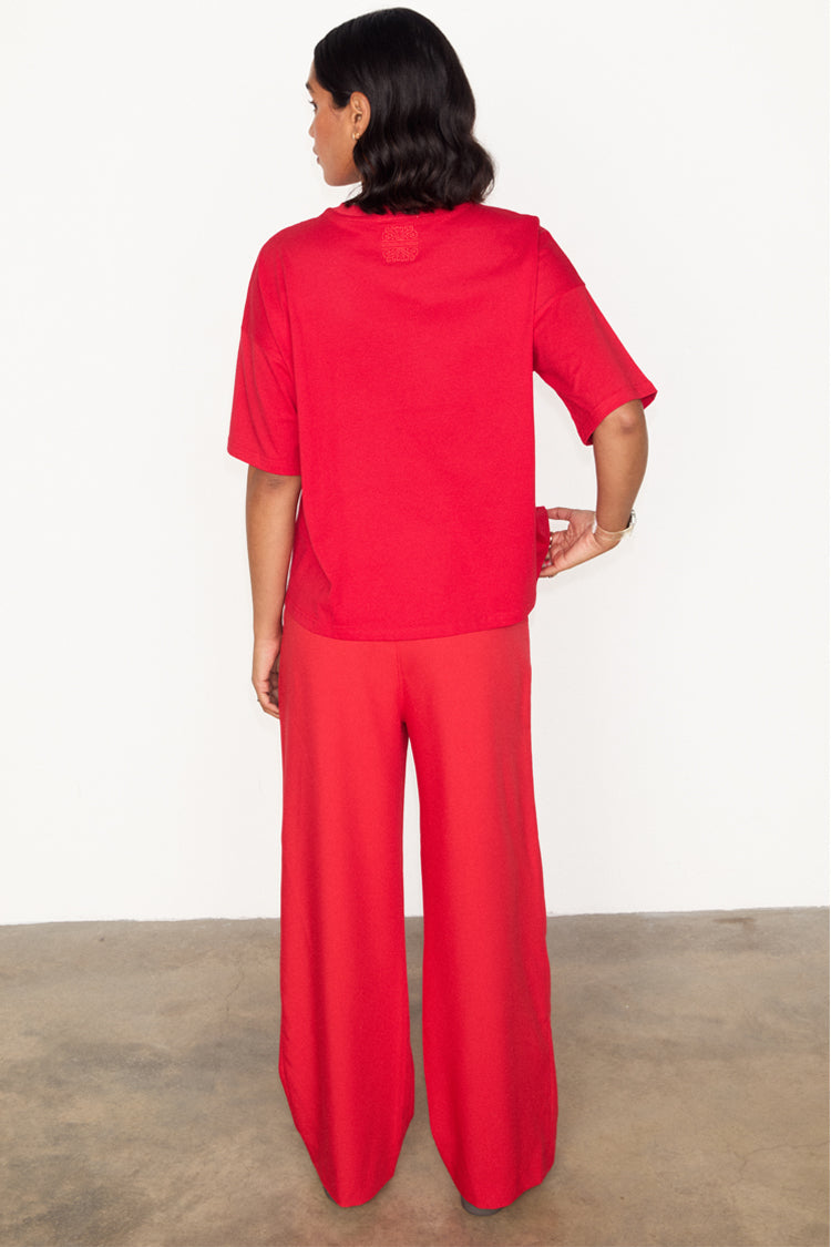 NEVER FULLY DRESSED Red NFD T-shirt