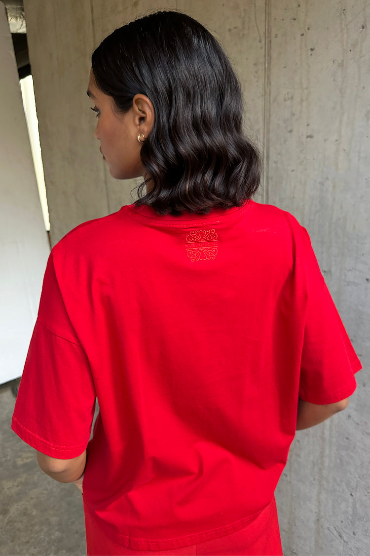 NEVER FULLY DRESSED Red NFD T-shirt