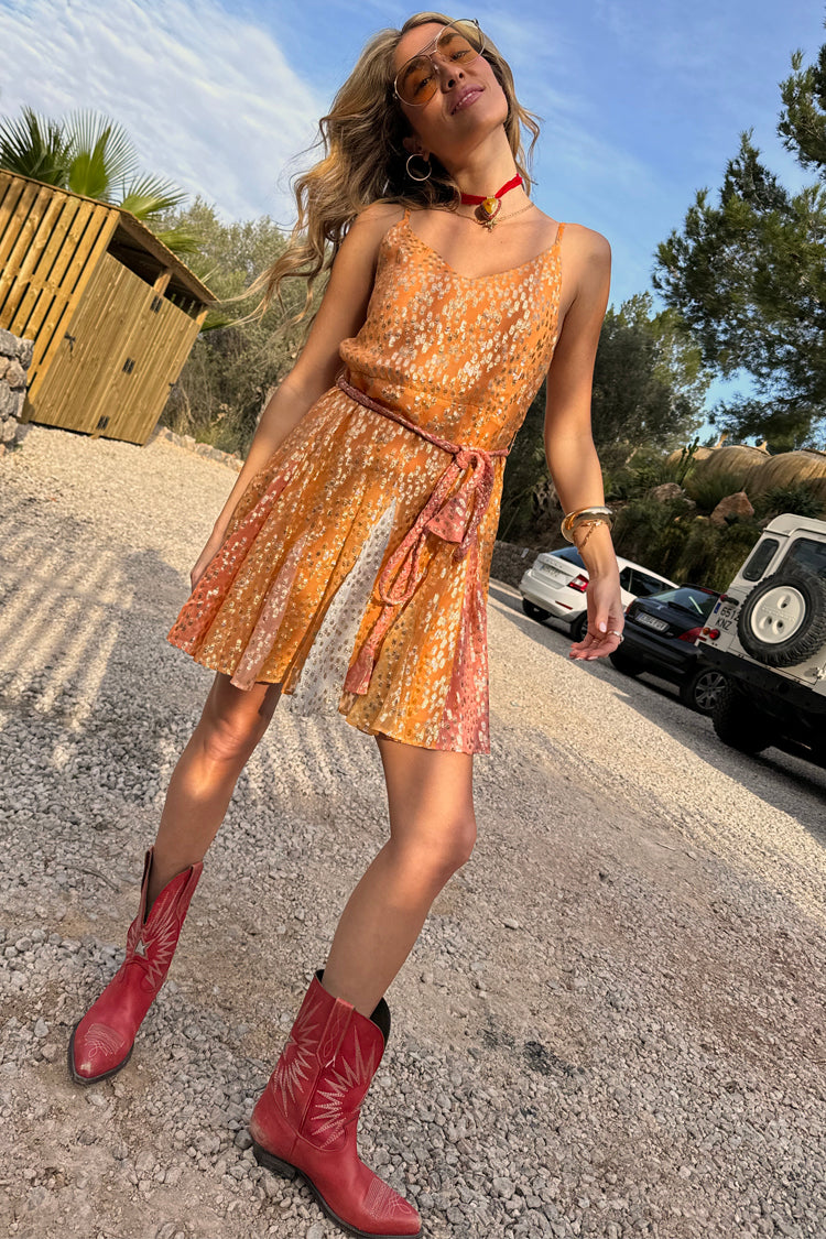 NEVER FULLY DRESSED Desert Sunrise Riri Mini Dress