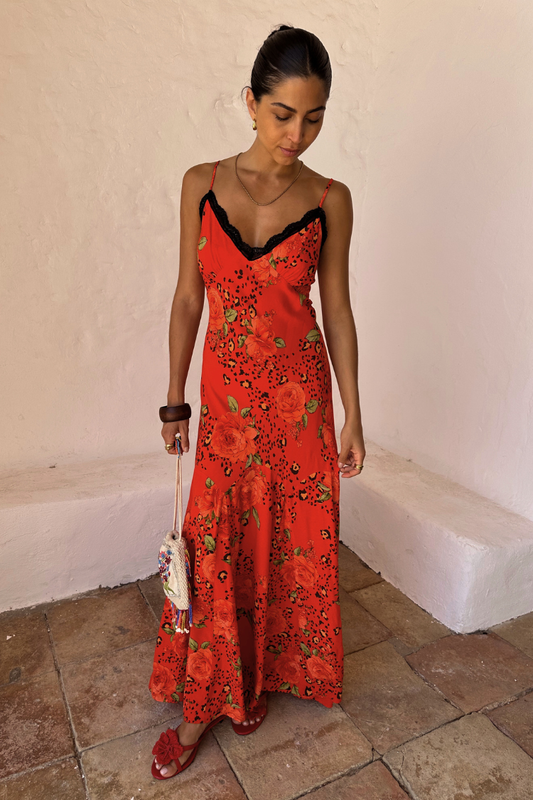 NEVER FULLY DRESSED Rosie Slip Dress Petite