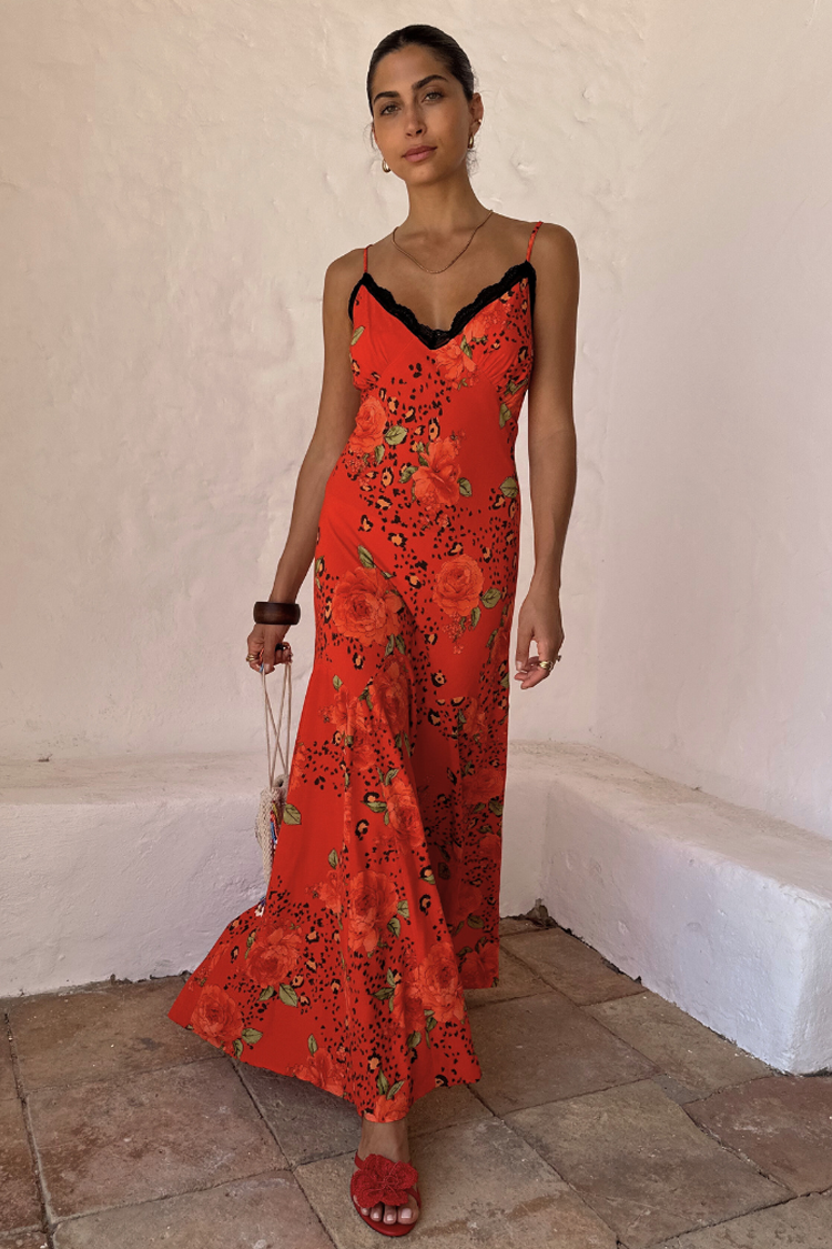 NEVER FULLY DRESSED Rosie Slip Dress Petite