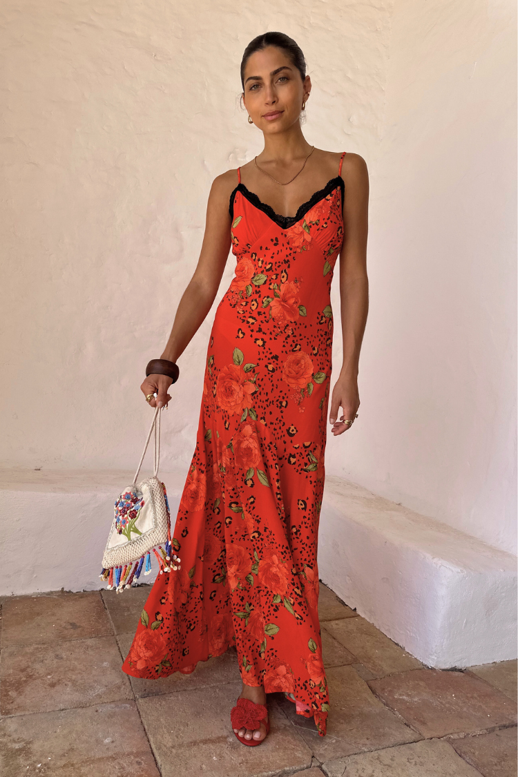 NEVER FULLY DRESSED Rosie Slip Dress Petite