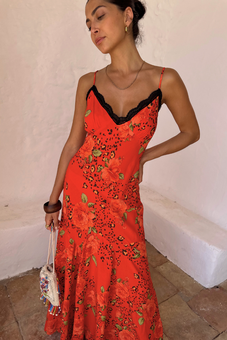 NEVER FULLY DRESSED Rosie Slip Dress Petite