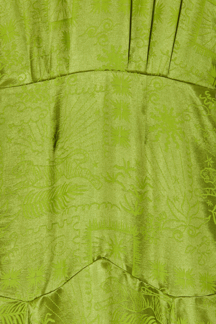 NEVER FULLY DRESSED Lime Safari Erin Dress Petite