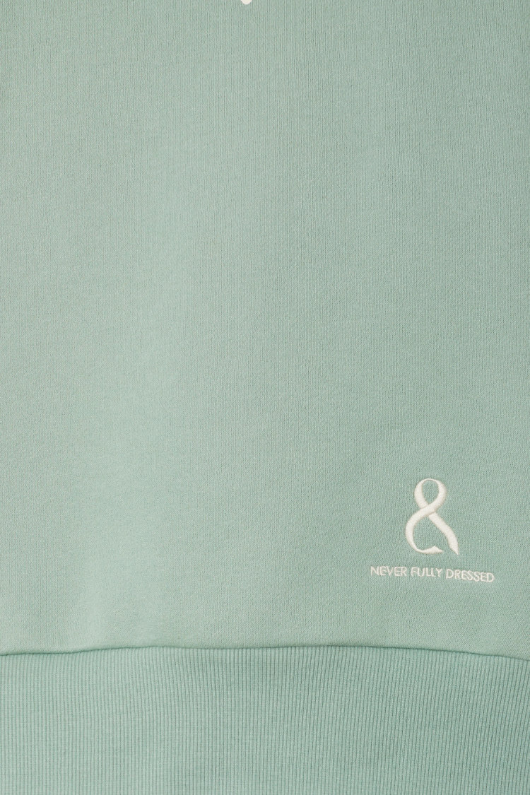 NEVER FULLY DRESSED Sage Sundazed Accessible Sweatshirt