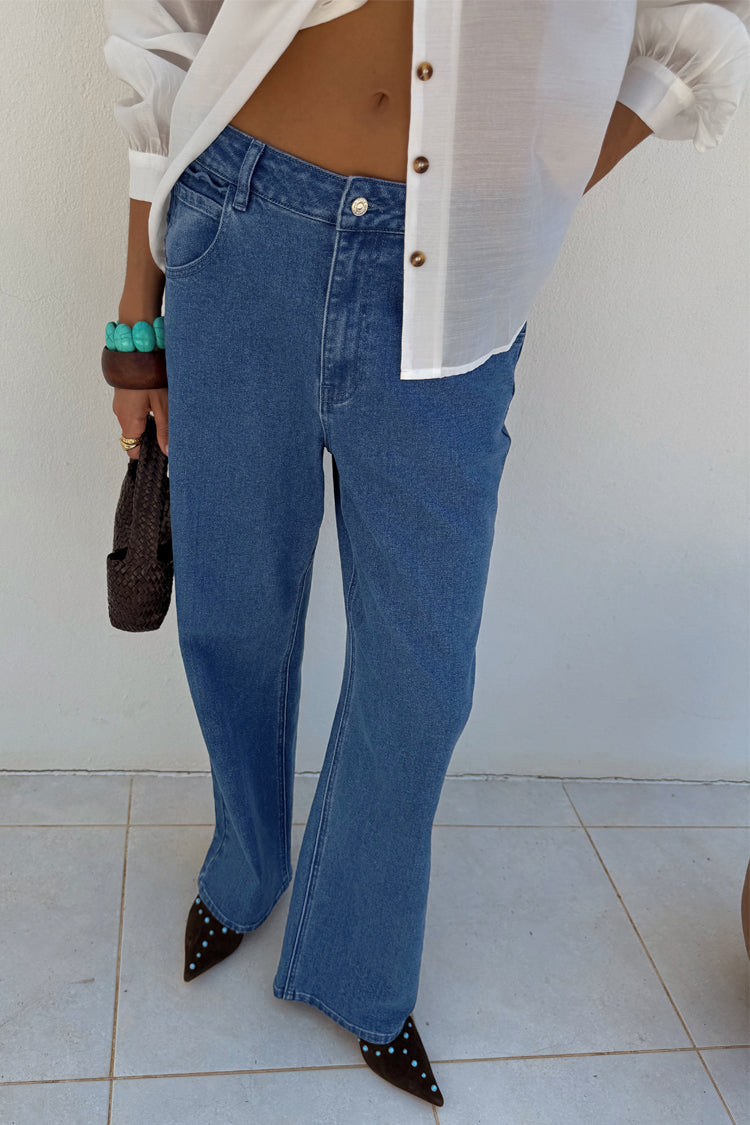 NEVER FULLY DRESSED Deloris Denim Jean Petite