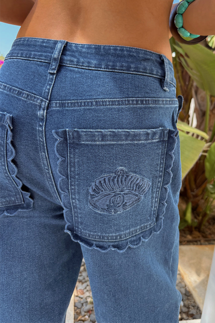 NEVER FULLY DRESSED Deloris Denim Jean Petite