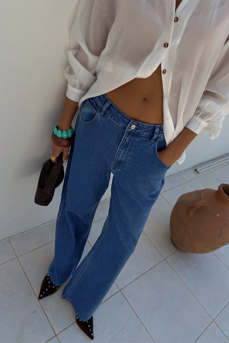 NEVER FULLY DRESSED Deloris Denim Jean Petite