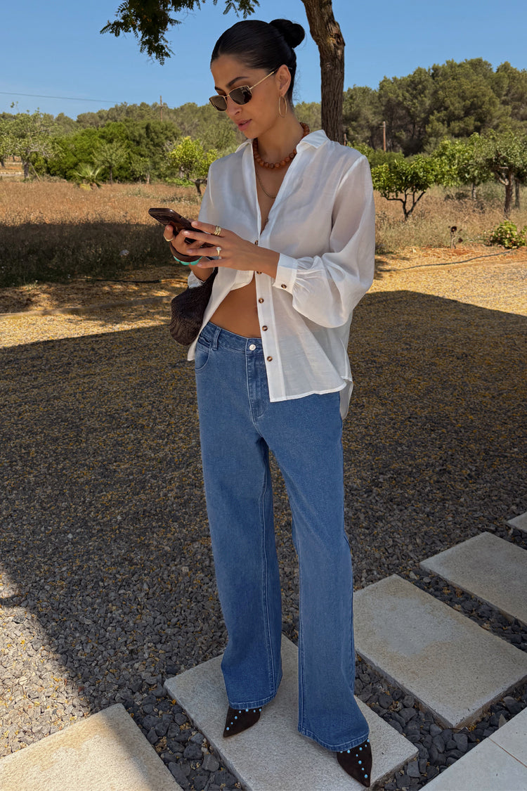 NEVER FULLY DRESSED Deloris Denim Jean Petite