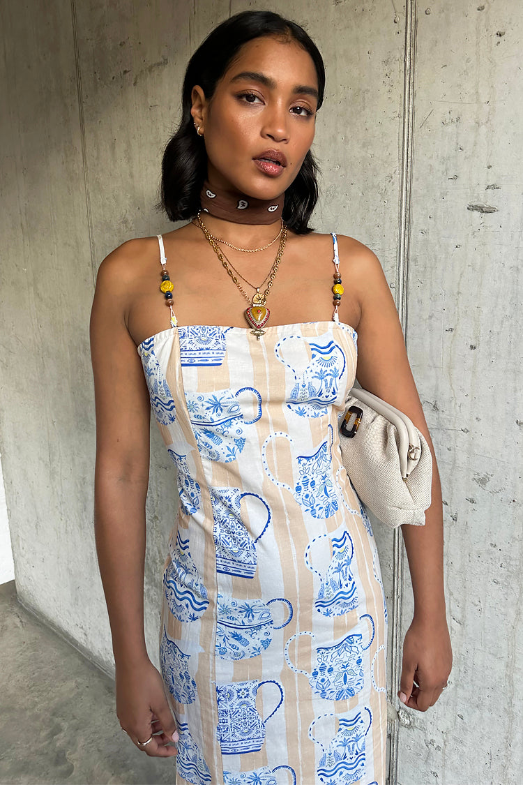 NEVER FULLY DRESSED Sicilian Bandeau Dress Petite
