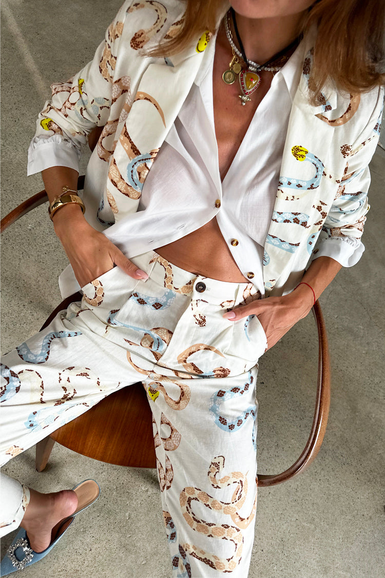 NEVER FULLY DRESSED Snake Annouck Trousers Petite