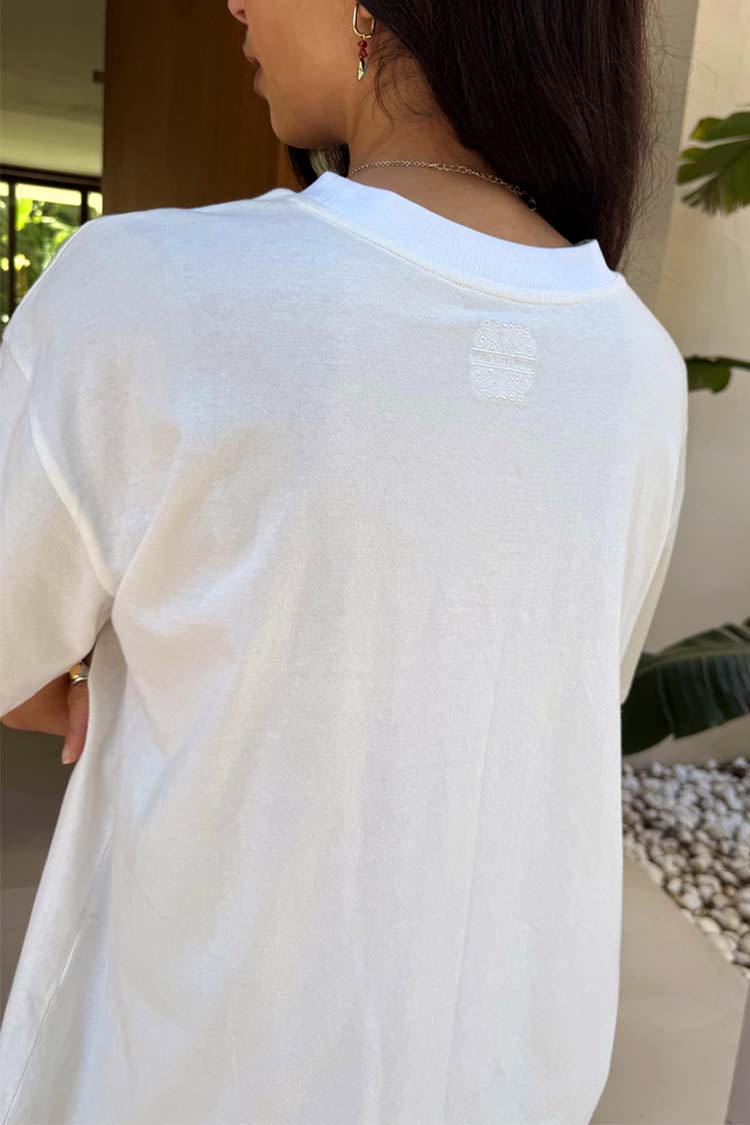 NEVER FULLY DRESSED White Studded T-Shirt