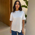 NEVER FULLY DRESSED White Studded T-Shirt