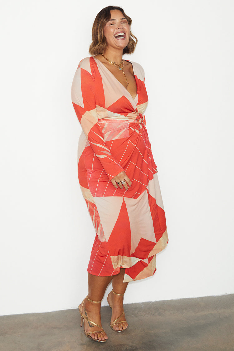 NEVER FULLY DRESSED Reversible Sundial Wrap Dress