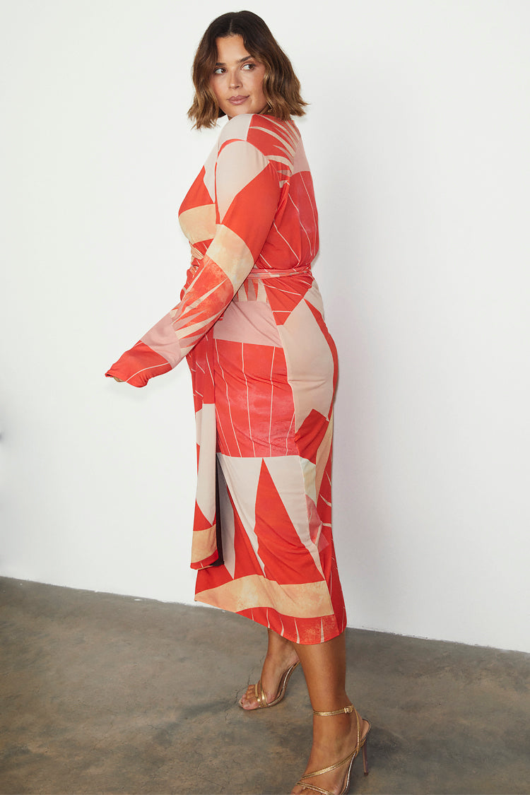 NEVER FULLY DRESSED Reversible Sundial Wrap Dress