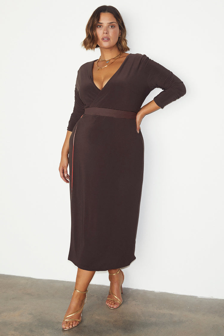 NEVER FULLY DRESSED Reversible Sundial Wrap Dress