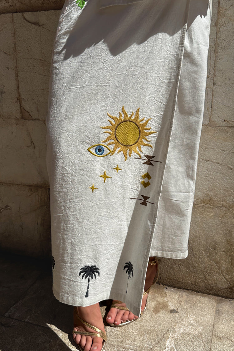 NEVER FULLY DRESSED Cream Sunshine Jaspre Skirt Petite