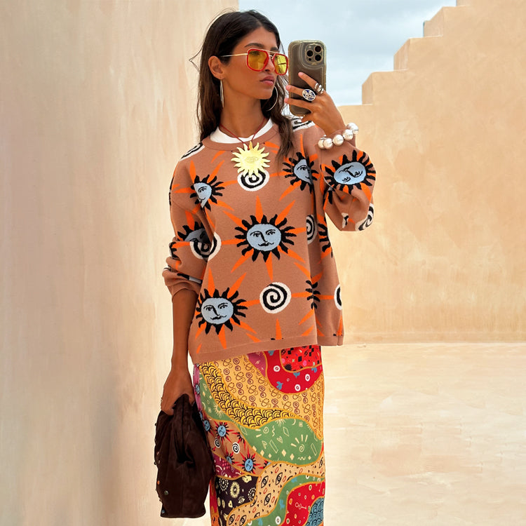 NEVER FULLY DRESSED Tan Sun Copenhagen Jumper