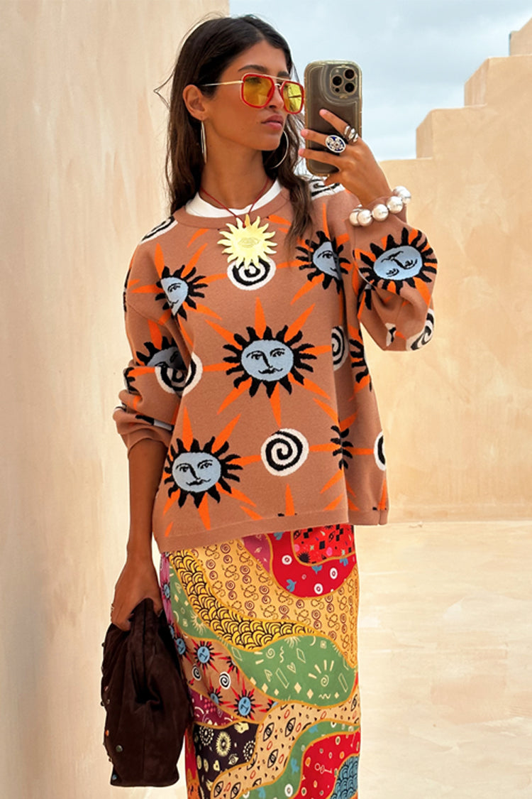 NEVER FULLY DRESSED Tan Sun Copenhagen Jumper