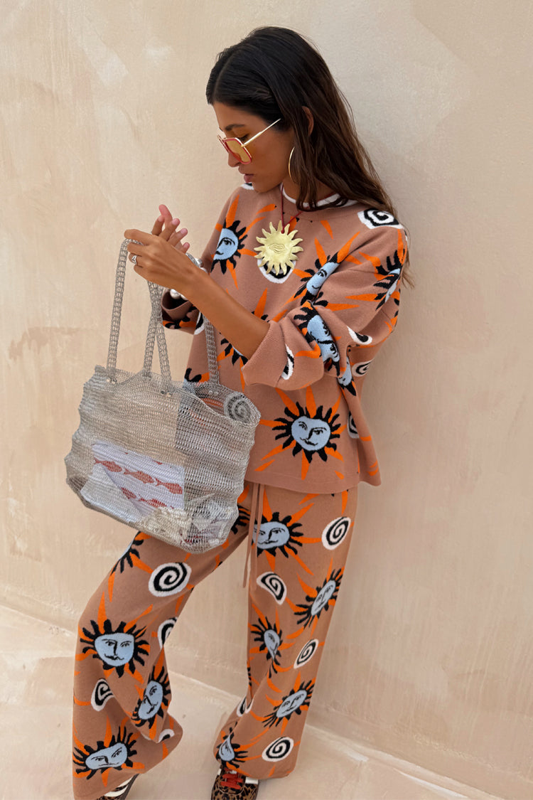 NEVER FULLY DRESSED Tan Sun Copenhagen Jumper