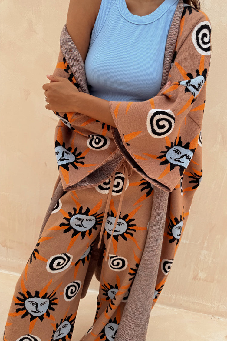NEVER FULLY DRESSED Tan Sun Cardigan