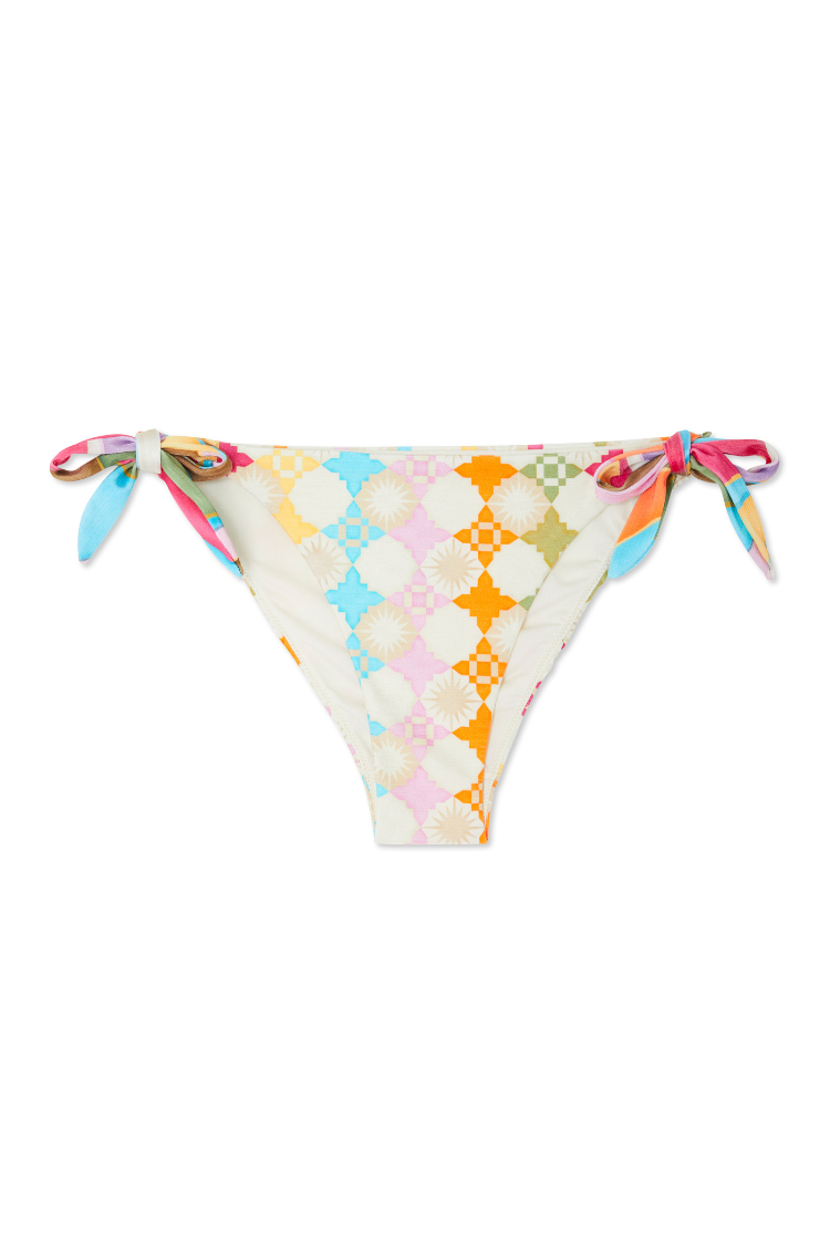 NEVER FULLY DRESSED Abstract Tie Swim Bottom